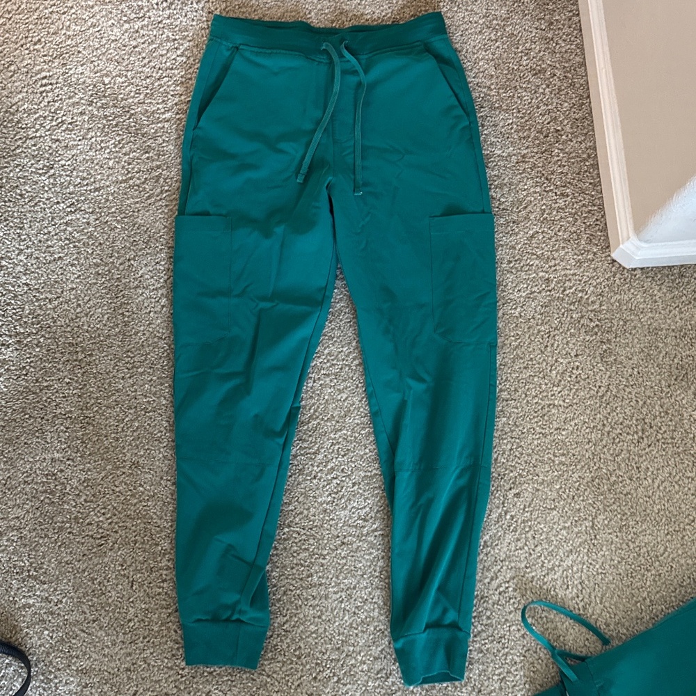 Men’s Mandala Hunter Green Jogger Bottoms